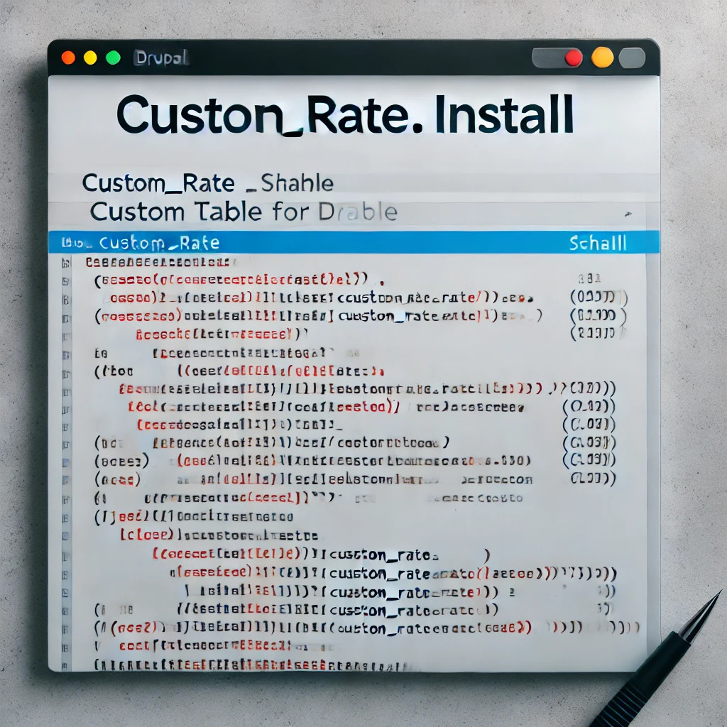 Definition der Feldtypen, Standardwerte und Beschreibungen beim Erstellen einer Datenbanktabelle in Drupal